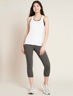 Active Blended High-Waisted 3/4 Leggings with Pockets