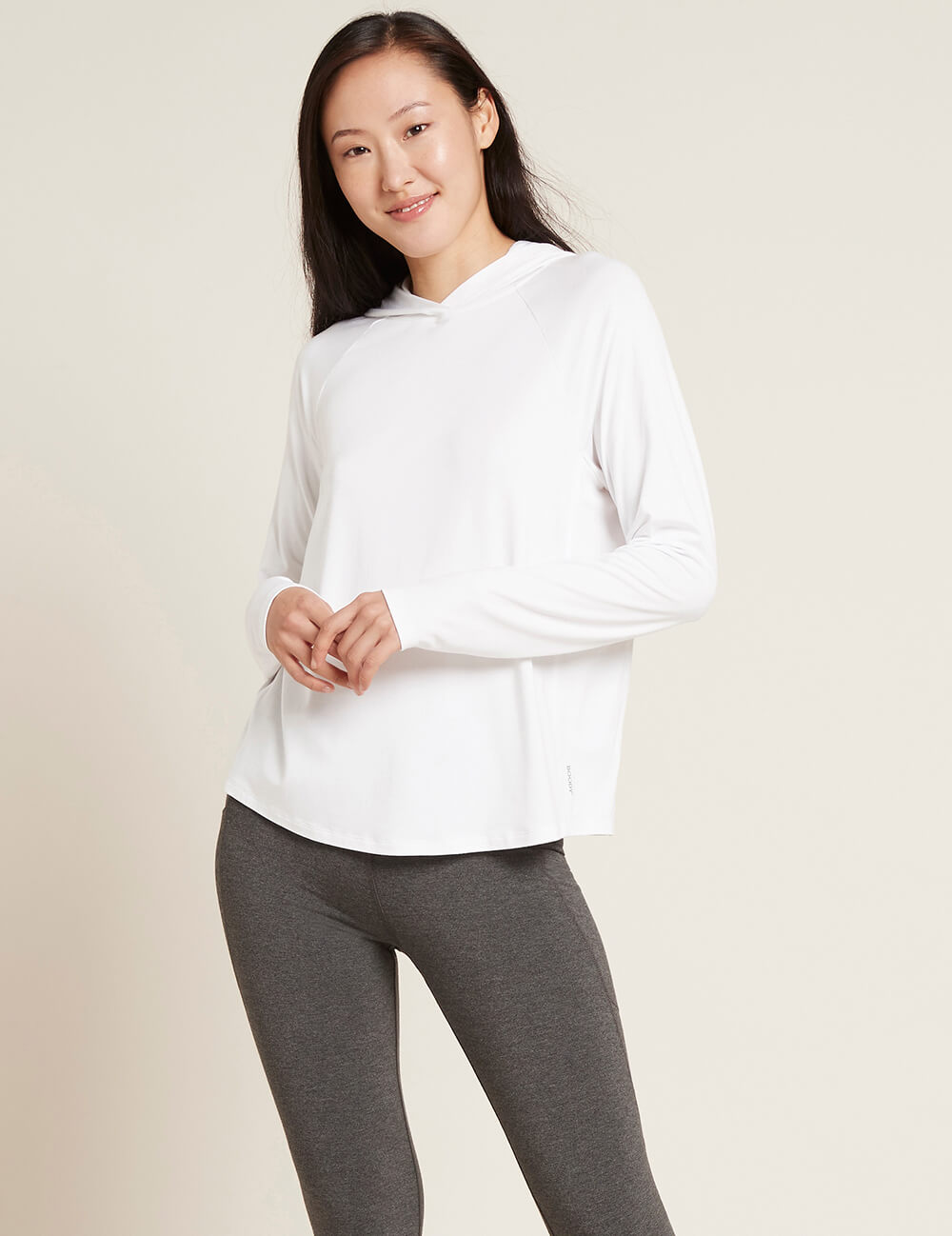 Active Long Sleeve Hooded T-Shirt